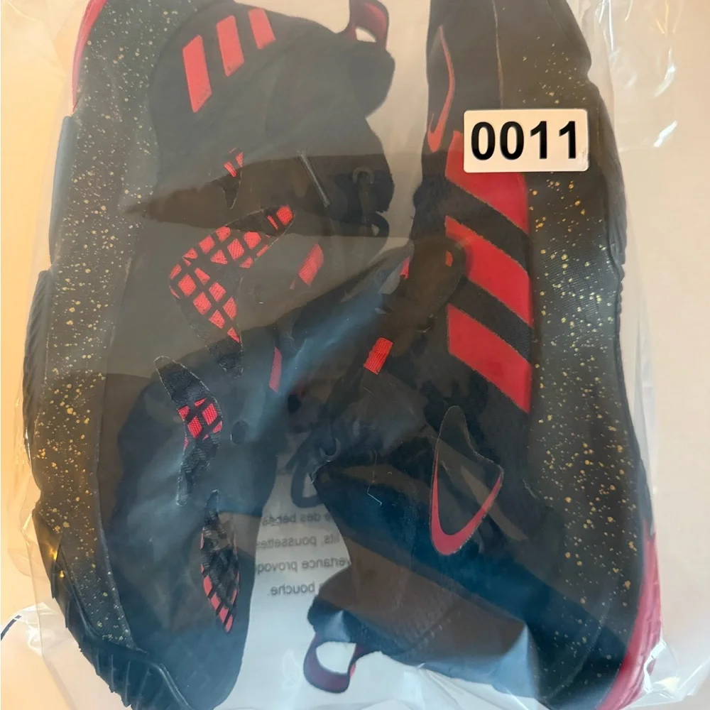 Adidas Mens Vivid Red Black PRO N3XT 2021 Low Size 8 Basketball Shoes(0011)A10‎